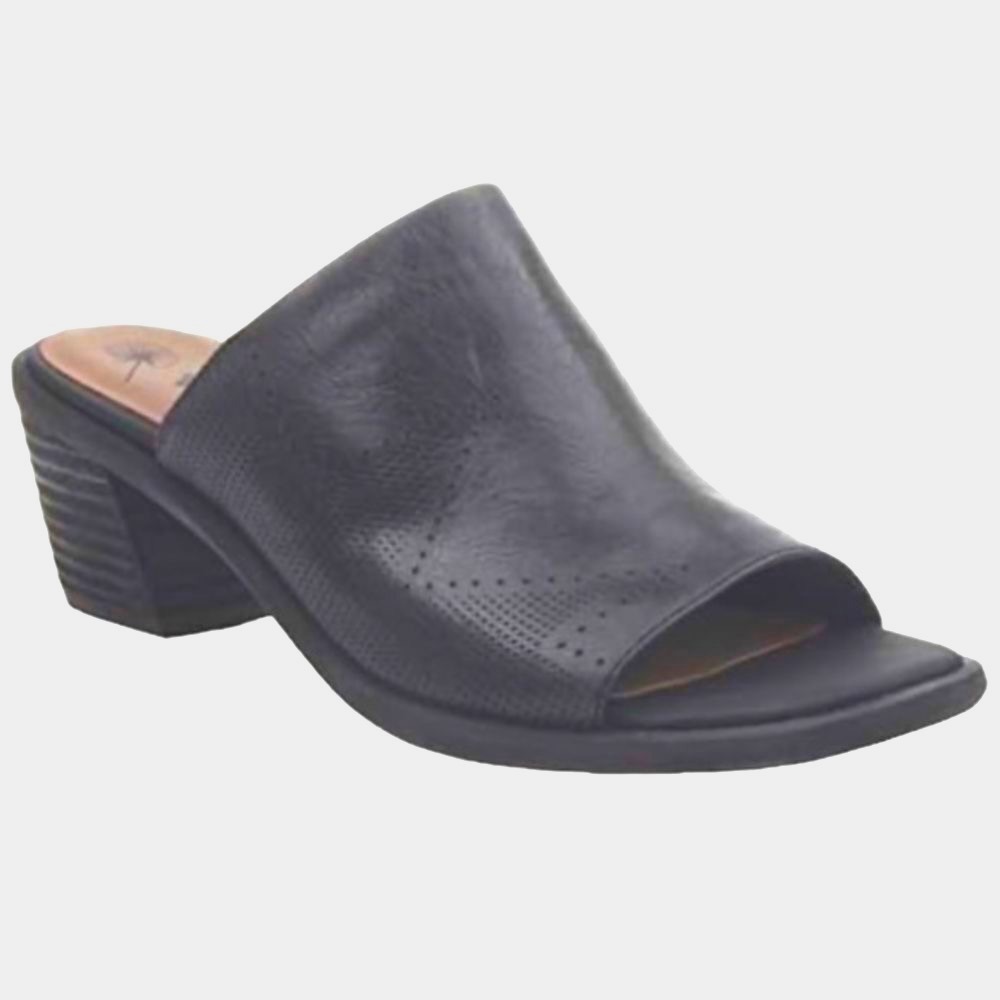 OTBT Women's Southwest Heeled Leather Slip On Sandals‎ Size 8